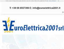 Tablet Screenshot of euroelettrica2001.it